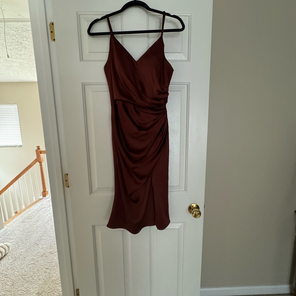 Elegant Maroon Women's Dress